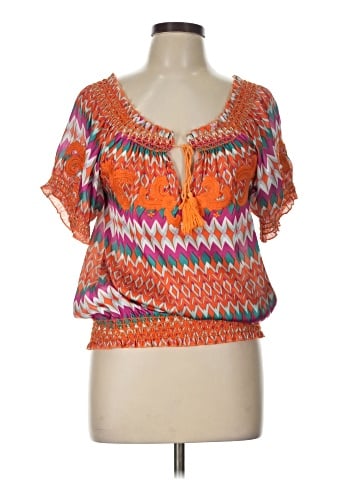 Joy Joy Short Sleeve Blouse (view 1)