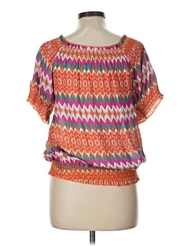 Joy Joy Short Sleeve Blouse (view 2)