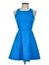 BCBGeneration Solid Blue Cocktail Dress Size XS - photo 1