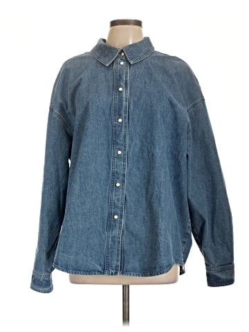 Sézane Long Sleeve Button-Down Shirt (view 1)