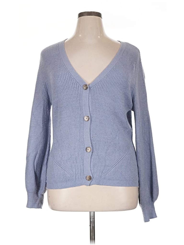 Pre-owned J By Joie Cardigan Sweater In Blue