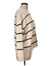 Em & Elle Stripes Tan Turtleneck Sweater Size L - photo 4