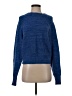 Free People Solid Blue Pullover Sweater Size S - photo 1