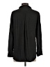 Uniqlo 100% Rayon Tweed Black Long Sleeve Button-Down Shirt Size S - photo 2