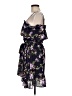 Express 100% Polyester Floral Purple Cocktail Dress Size M - photo 5