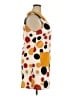 The Drop Polka Dots Orange Casual Dress Size XXL - photo 4