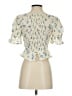 Reformation Ivory Short Sleeve Blouse Size 4 - photo 2