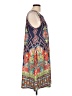 Unbranded Print Blue Casual Dress Size L - photo 4