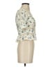Reformation Ivory Short Sleeve Blouse Size 4 - photo 4