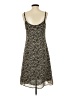 Old Navy 100% Polyester Animal Print Brown Casual Dress Size 4 - photo 2