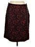 Etcetera Animal Print Burgundy Casual Skirt Size 12 - photo 2