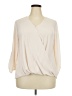 Lush 100% Polyester Ivory 3/4 Sleeve Blouse Size 2X - photo 1