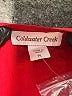 Coldwater Creek 100% Polyester Red Long Sleeve Blouse Size L (petite) - photo 7