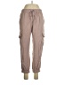 Dress Forum 100% Tencel Tan Cargo Pants Size L - photo 1