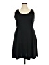Merona Solid Black Casual Dress Size XXL - photo 1