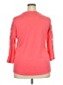 Cato Orange 3/4 Sleeve Top Size 18 - photo 2