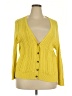Talbots 100% Cotton Yellow Cardigan Size 2X - photo 1