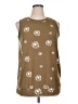 Unbranded Brown Sleeveless Top Size XL - photo 1