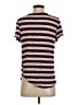 SO Stripes Burgundy Short Sleeve T-Shirt Size S - photo 2