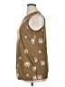 Unbranded Brown Sleeveless Top Size XL - photo 5