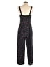 Intermix 100% Silk Hearts Black Jumpsuit Size 6 - photo 2