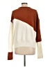 Unbranded 100% Acrylic Color Block Brown Pullover Sweater Size L - photo 2