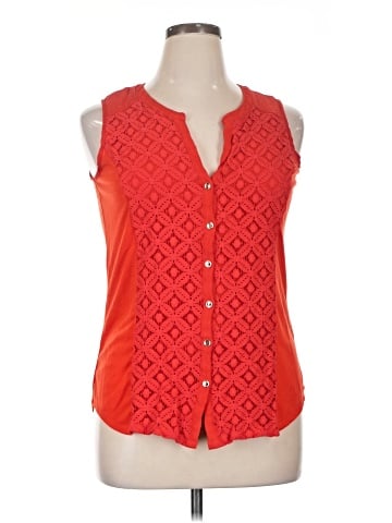 Parallel Skies Sleeveless Blouse (view 1)