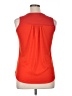 Parallel Skies Orange Sleeveless Blouse Size XL - photo 2
