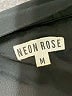 Neon Rose 100% Polyester Black Coat Size M - photo 6