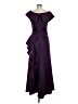 Xscape Purple Cocktail Dress Size 6 (petite) - photo 2