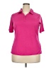 Cutter & Buck 100% Polyester Pink Short Sleeve Polo Size 3X (estimated) - photo 1