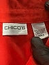 Chico's Red 3/4 Sleeve Button-Down Shirt Size XL - photo 7