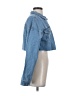 Shein Blue Denim Jacket Size 4 - photo 4