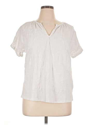 Soft Surroundings Short Sleeve Blouse (view 1)