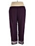 Jessica Taylor 100% Polyester Solid Purple Active Pants Size 2X - photo 2