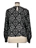 Ann Taylor LOFT Black Long Sleeve Blouse Size XL - photo 2