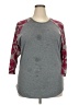 Lularoe Gray 3/4 Sleeve Top Size 3X - photo 1