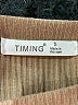 Timing Tan Sleeveless Top Size S - photo 7