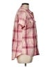 Eddie Bauer Plaid Pink Short Sleeve Blouse Size L - photo 4