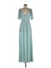 ASOS Design 100% Polyester Teal Cocktail Dress Size 10 - photo 1