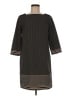 Ann Taylor 100% Polyester Black Casual Dress Size 6 Petite - photo 1