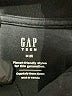 Gap 100% Cotton Black Short Sleeve Top Size 8 - photo 3