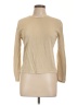 Belford 100% Silk Tan Long Sleeve Top Size L - photo 1