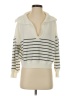 Shein 100% Acrylic Stripes Ivory Pullover Sweater Size 4 - photo 1