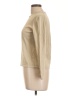 Belford 100% Silk Tan Long Sleeve Top Size L - photo 5