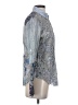Cino Paisley Blue Long Sleeve Blouse Size XS - photo 4
