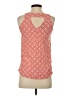 Escapada 100% Rayon Orange Sleeveless Blouse Size XS - photo 2