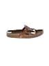 Tory Burch 100% Leather Brown Sandals Size 8 1/2 - photo 1