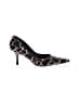 Nine West Animal Print Black Heels Size 8 - photo 1