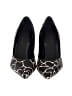 Nine West Animal Print Black Heels Size 8 - photo 2